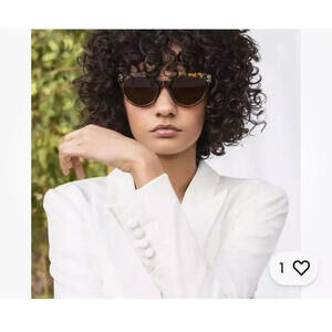 Saint Owen X Curateur Wylde Tortoise Shell Sunglasses Black Faux Leather Case